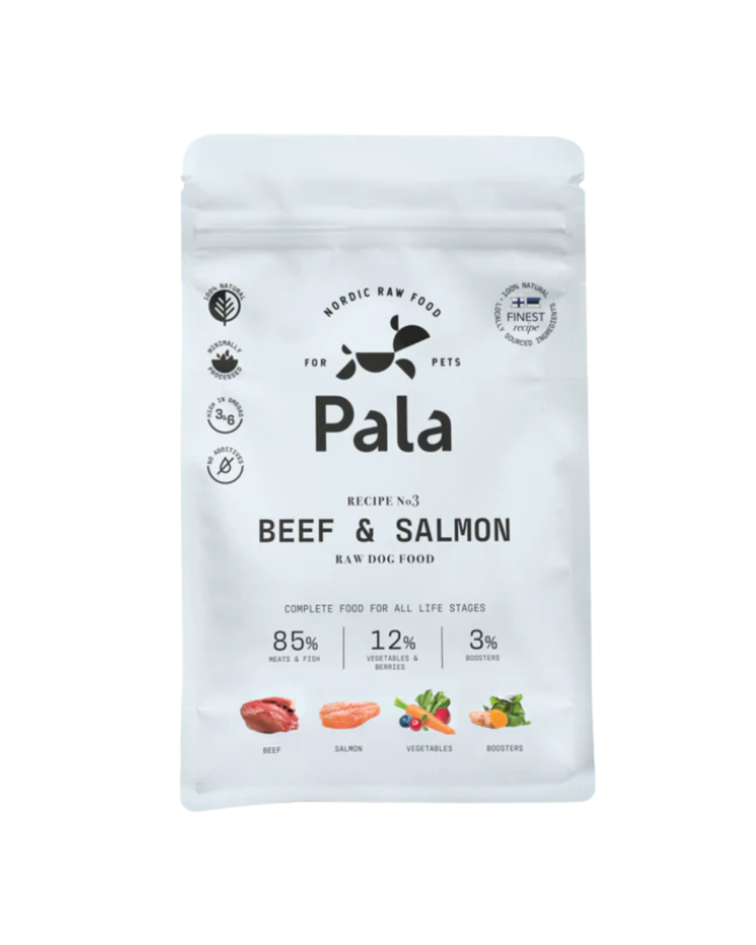 Pala storfe og laks fullfôr 400g