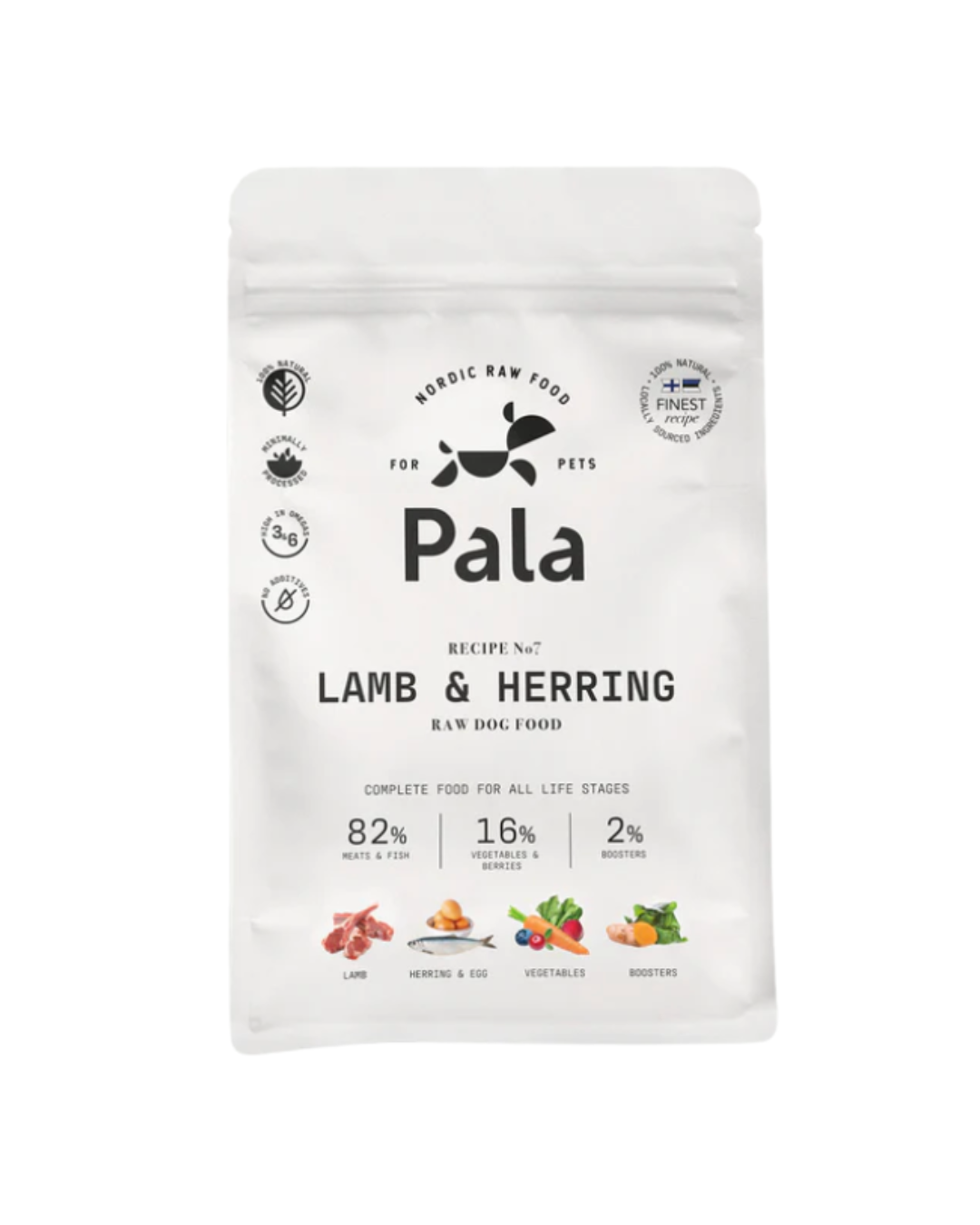 Pala lam og sild fullfôr 400g